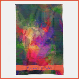 Colourful Retro  Kitchen Towel