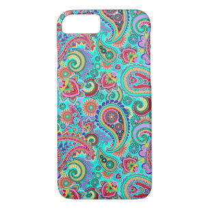 Colourful Retro Paisley 2 iPhone 8/7 Case