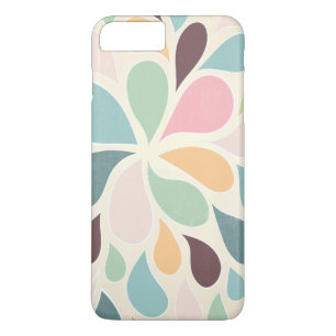 Colourful retro paisley pattern iPhone 8 plus/7 plus case