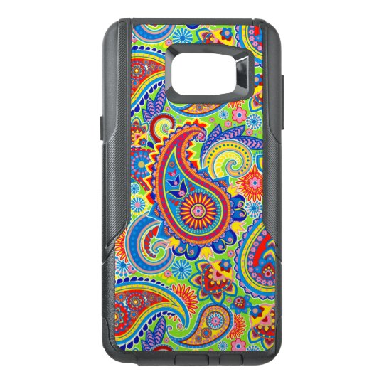 Colourful Retro Paisley Seamless Pattern OtterBox Samsung Note 5 Case