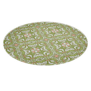 Colourful retro pattern background 2 cutting board