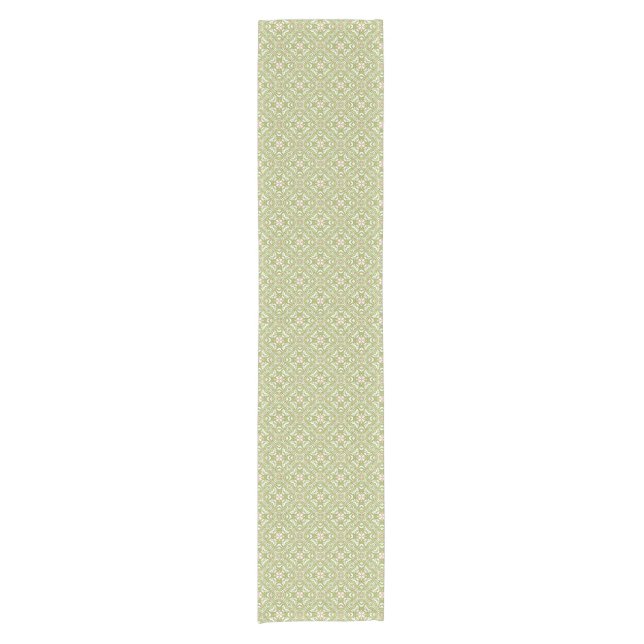 Colourful retro pattern background 2 short table runner (Front)