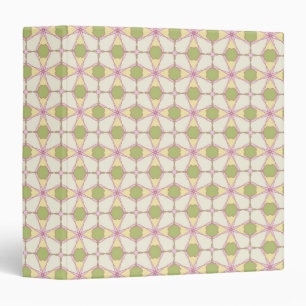Colourful retro pattern background 3 binder