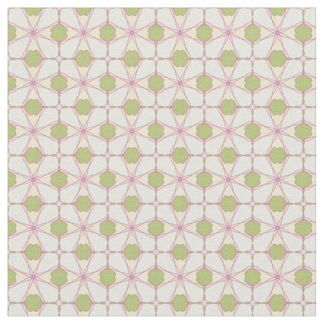 Colourful retro pattern background 3 fabric (Close Up)