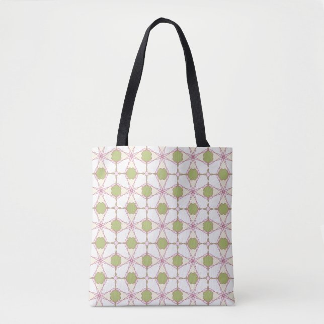Colourful retro pattern background 3 tote bag (Front)