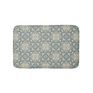 Colourful retro pattern background 5 bath mat