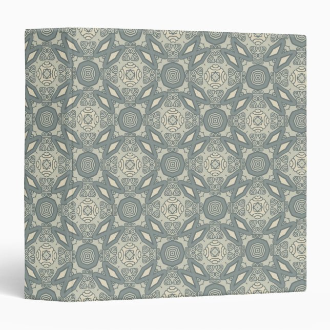 Colourful retro pattern background 5 binder (Front/Spine)