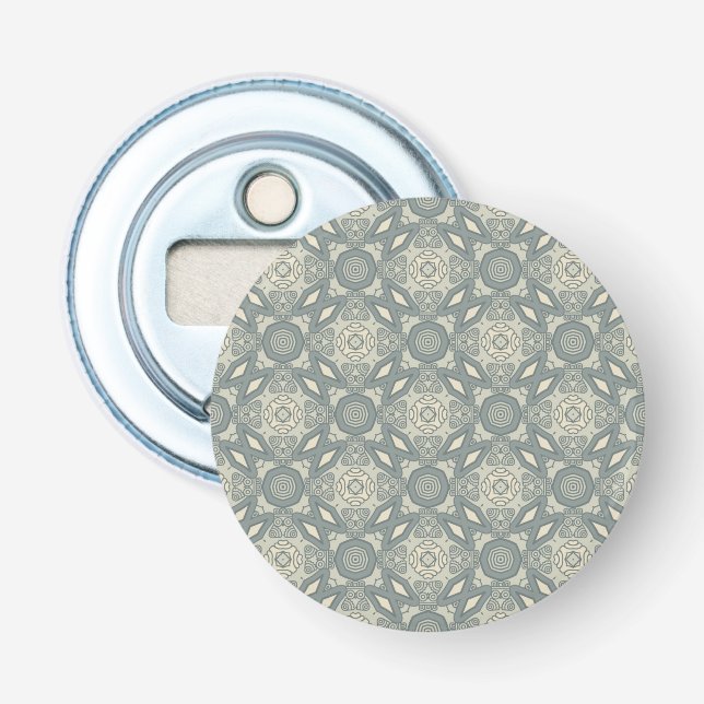 Colourful retro pattern background 5 bottle opener (Front)