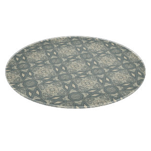 Colourful retro pattern background 5 cutting board