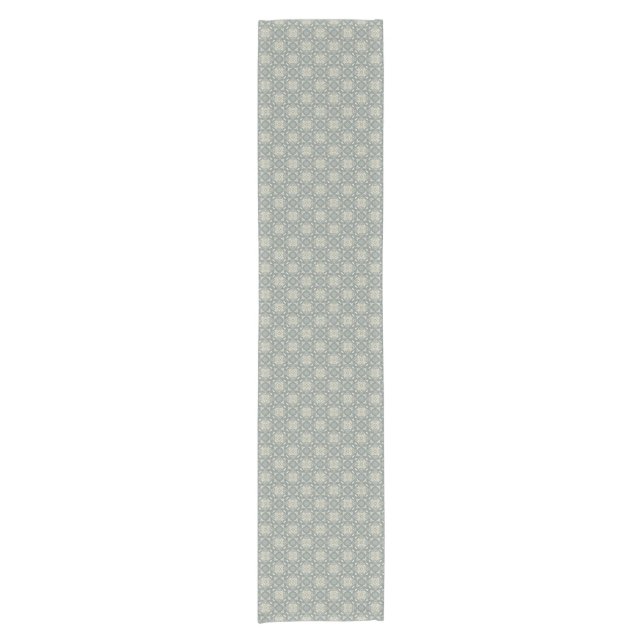Colourful retro pattern background 5 short table runner (Front)