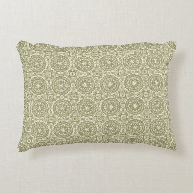 Colourful retro pattern background 6 accent pillow (Front)