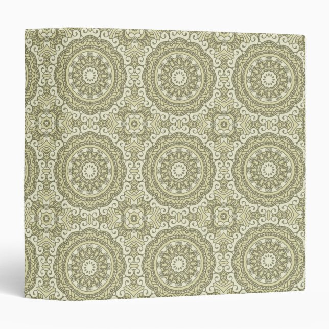 Colourful retro pattern background 6 binder (Front/Spine)