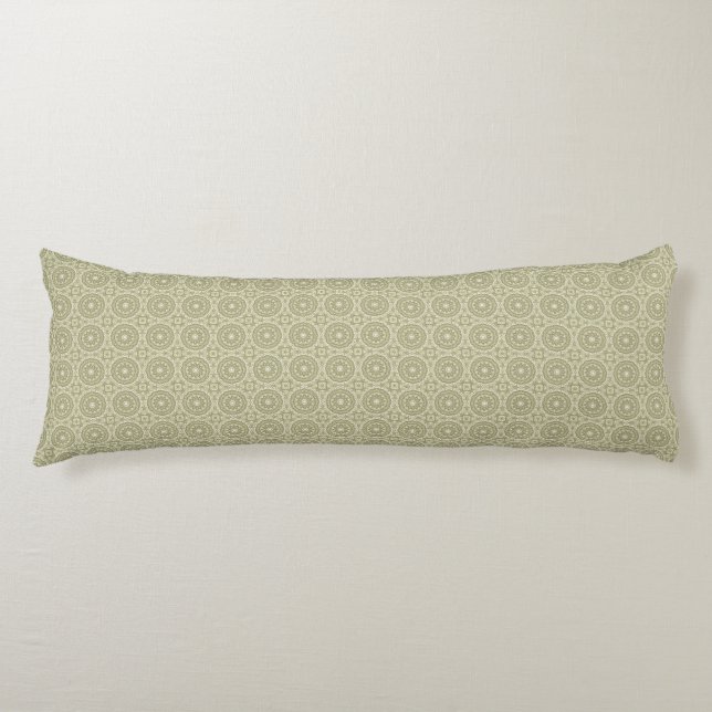 Colourful retro pattern background 6 body pillow (Front)