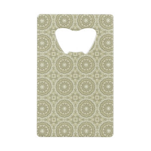 Colourful retro pattern background 6 credit card bottle opener