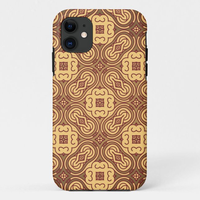 Colourful retro pattern background Case-Mate iPhone case (Back)