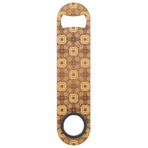 Colourful retro pattern background speed bottle opener