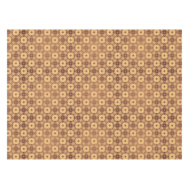 Colourful retro pattern background tablecloth (Front (Horizontal))