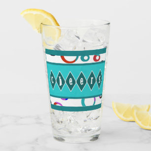 Colourful Retro Rings MCM Style Glass