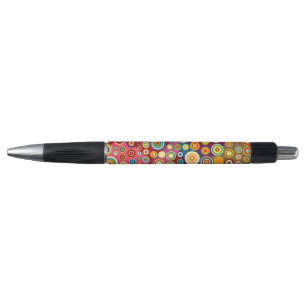 Colourful retro spots pattern I + your ideas Pen