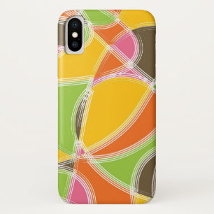 Colourful Retro Summer Groovy Mod Pattern Case