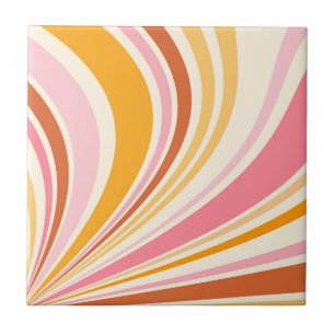 Colourful retro vibes tile