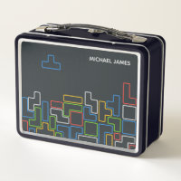 Colourful Retro Video Game Gamer Personalized Name