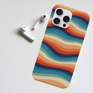 Colourful Retro Waves Vintage iPhone 16 Pro Case