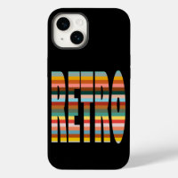 Colourful Retro Word Stripes