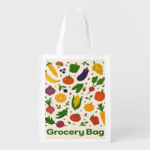 Colourful Reusable Grocery Bag