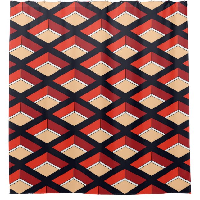 Colourful Rhombus: Vintage Geometric Background (Front)