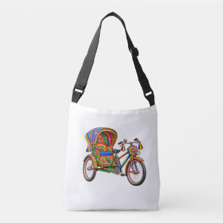 Colourful Rickshaw Art — Bengali Crossbody Bag