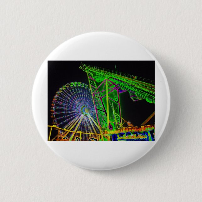 Colourful Rides 2 Inch Round Button (Front)
