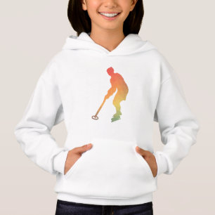 Colourful Ringette Girl   Ringette player gifts