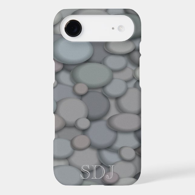 Colourful River Rock Monogram (Back)