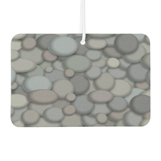 Colourful River Rock Pebbles Art Air Freshener (Front)