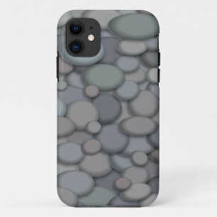 Colourful River Rock Pebbles Art iPhone 11 Case