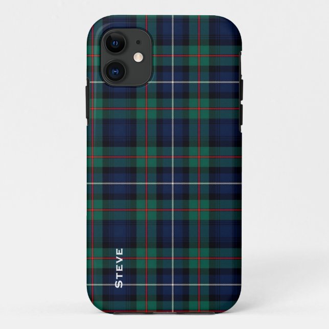 Colourful Robertson Family Tartan Plaid Case-Mate iPhone Case (Back)
