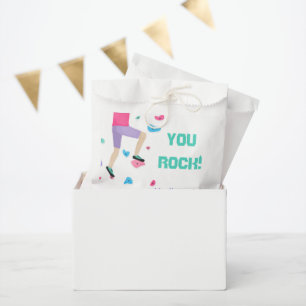 Colourful Rock Climbing Favour Treat Bags