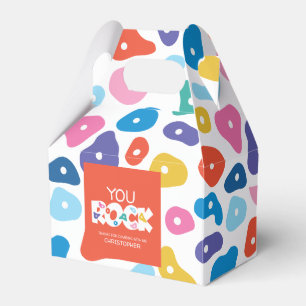 Colourful Rock Climbing Foot Holds Favor Box