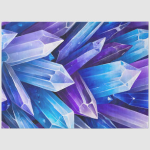 Colourful Rock Crystal Art Tissue Paper