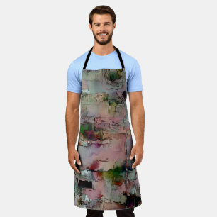 Colourful rock predominated salmon to greenish gre apron