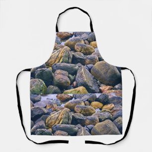 Colourful rocks apron