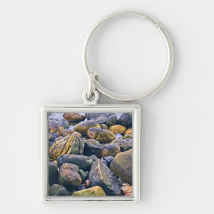 Colourful rocks keychain