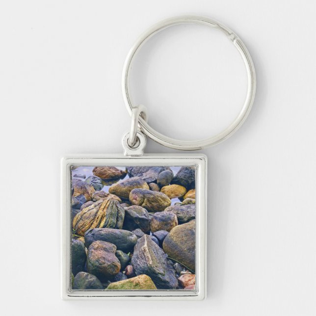 Colourful rocks    keychain (Front)