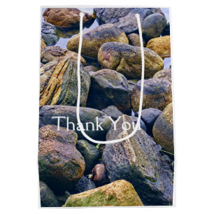 Colourful rocks medium gift bag
