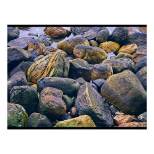 Colourful rocks    poster
