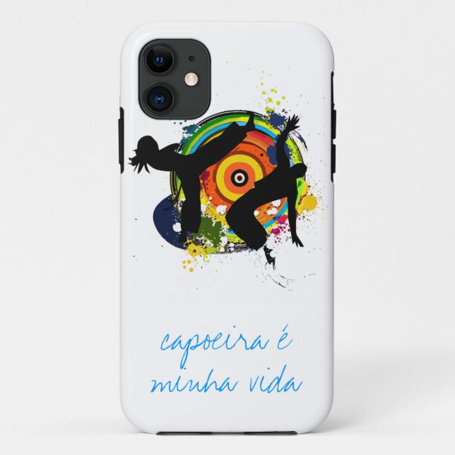 colourful roda capoeira case (Back)