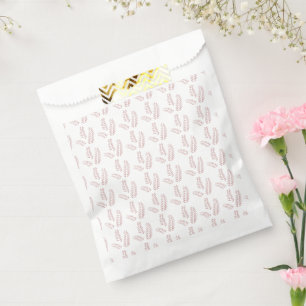 Colourful rolls of wrapping paper featuring variou favour bag