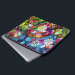 Colourful Romantic Vintage Floral Collage Pattern Laptop Sleeve<br><div class="desc">Colourful vintage abstract romantic flowers and swirls collage pattern. Available on other products and can be requested for any of the products offered at Zazzle.</div>