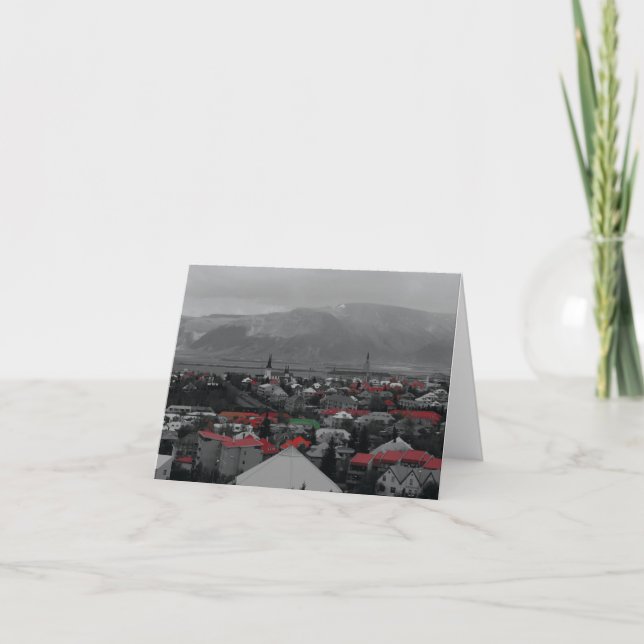 Colourful Roofs Notecards (Front)